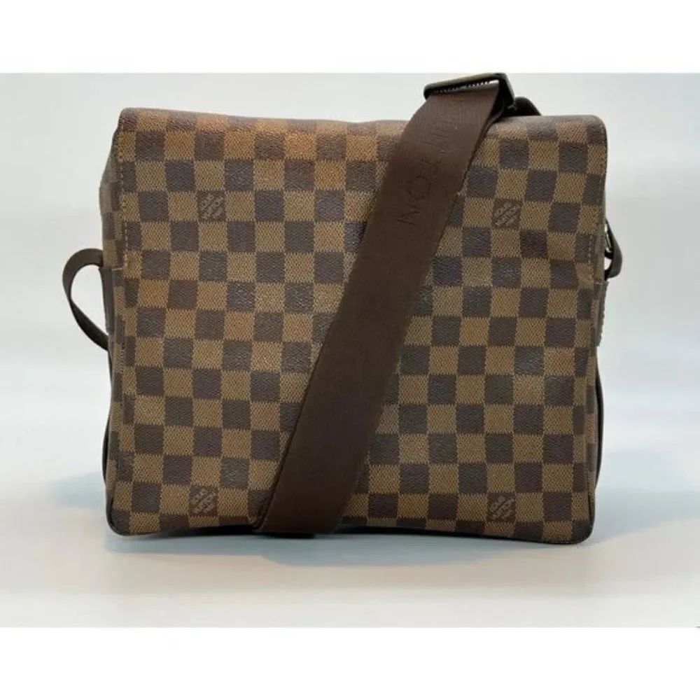 Louis Vuitton Naviglio Brown Damier Ébène Crossbody Bag in Excellent Condition